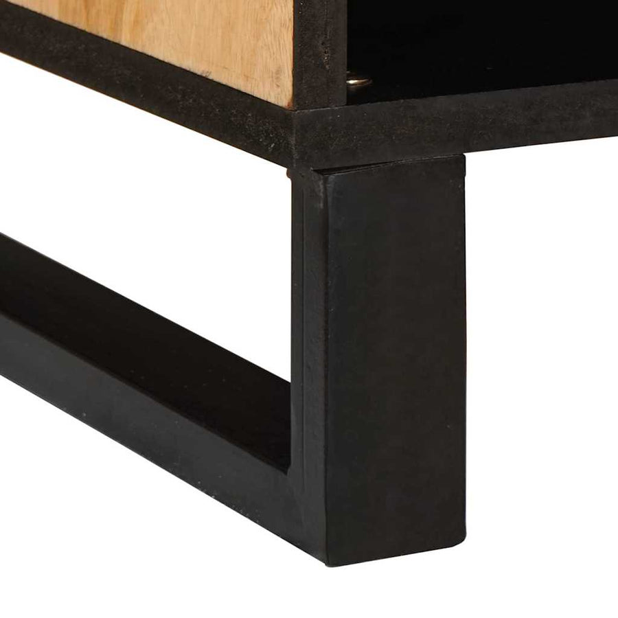 TV-kast met opslag Bruin 80 x 31,5 x 46 cm Massief Mango Hout
