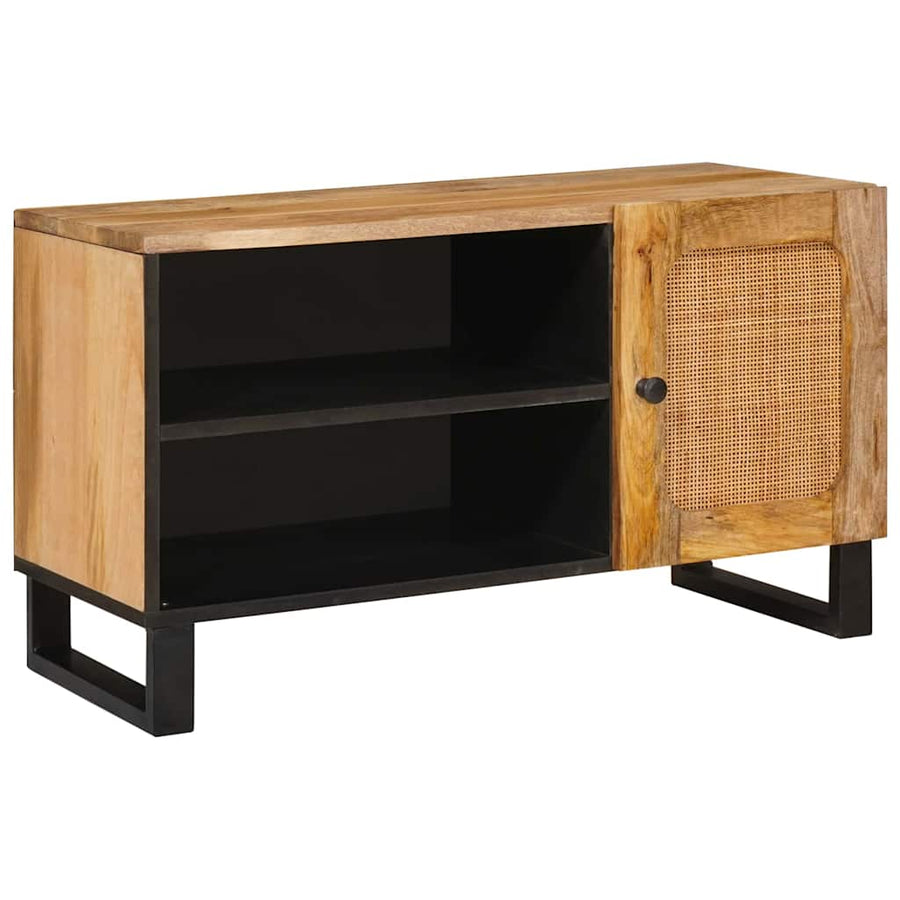 TV-kast met opslag Bruin 80 x 31,5 x 46 cm Massief Mango Hout