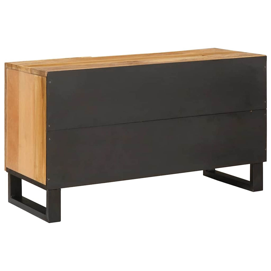 TV-kast met opslag Bruin 80 x 31,5 x 46 cm Massief Mango Hout