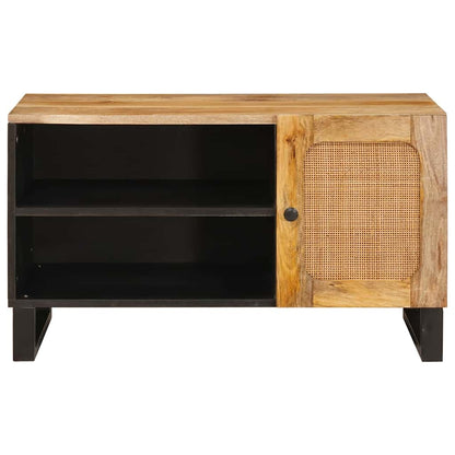 TV-kast met opslag Bruin 80 x 31,5 x 46 cm Massief Mango Hout