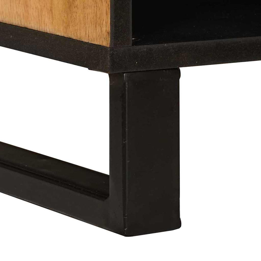 TV-kast met lade Bruin 100 x 33,5 x 46 cm Massief Mango Hout