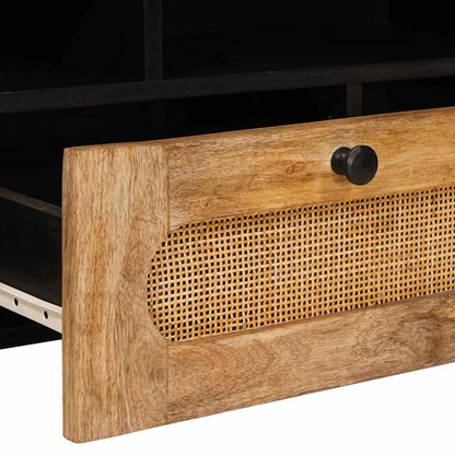 TV-kast met lade Bruin 100 x 33,5 x 46 cm Massief Mango Hout