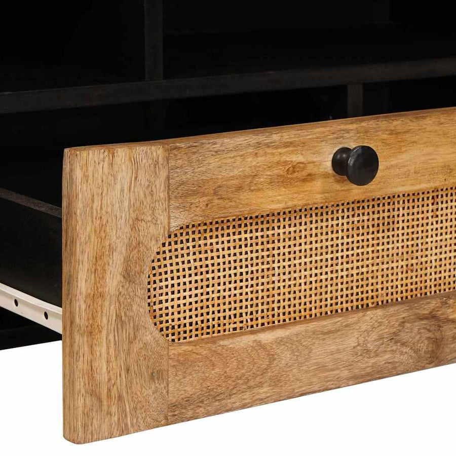 TV-kast met lade Bruin 100 x 33,5 x 46 cm Massief Mango Hout