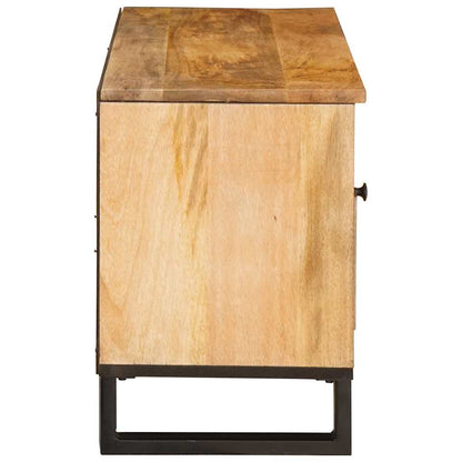 TV-kast met lade Bruin 100 x 33,5 x 46 cm Massief Mango Hout