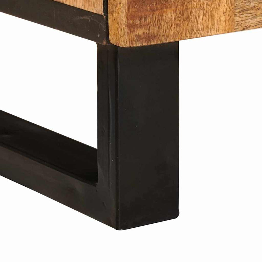 TV-kast met lade Bruin 100 x 33,5 x 46 cm Massief Mango Hout