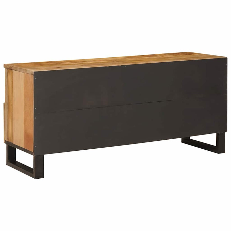TV-kast met lade Bruin 100 x 33,5 x 46 cm Massief Mango Hout