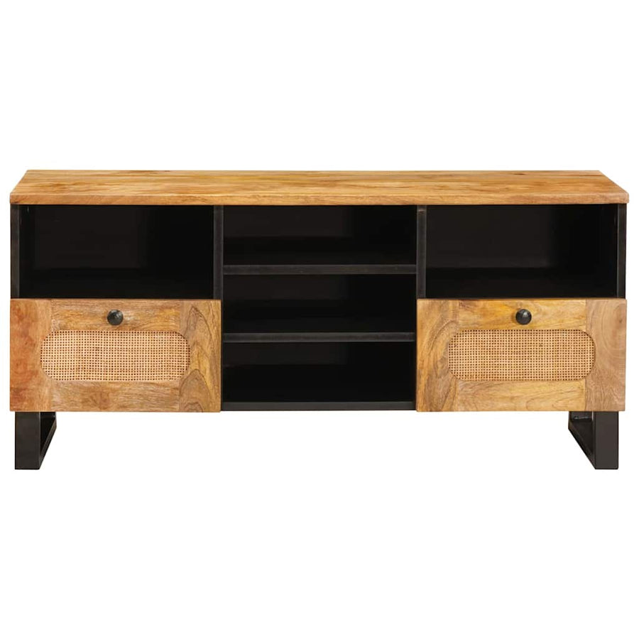 TV-kast met lade Bruin 100 x 33,5 x 46 cm Massief Mango Hout