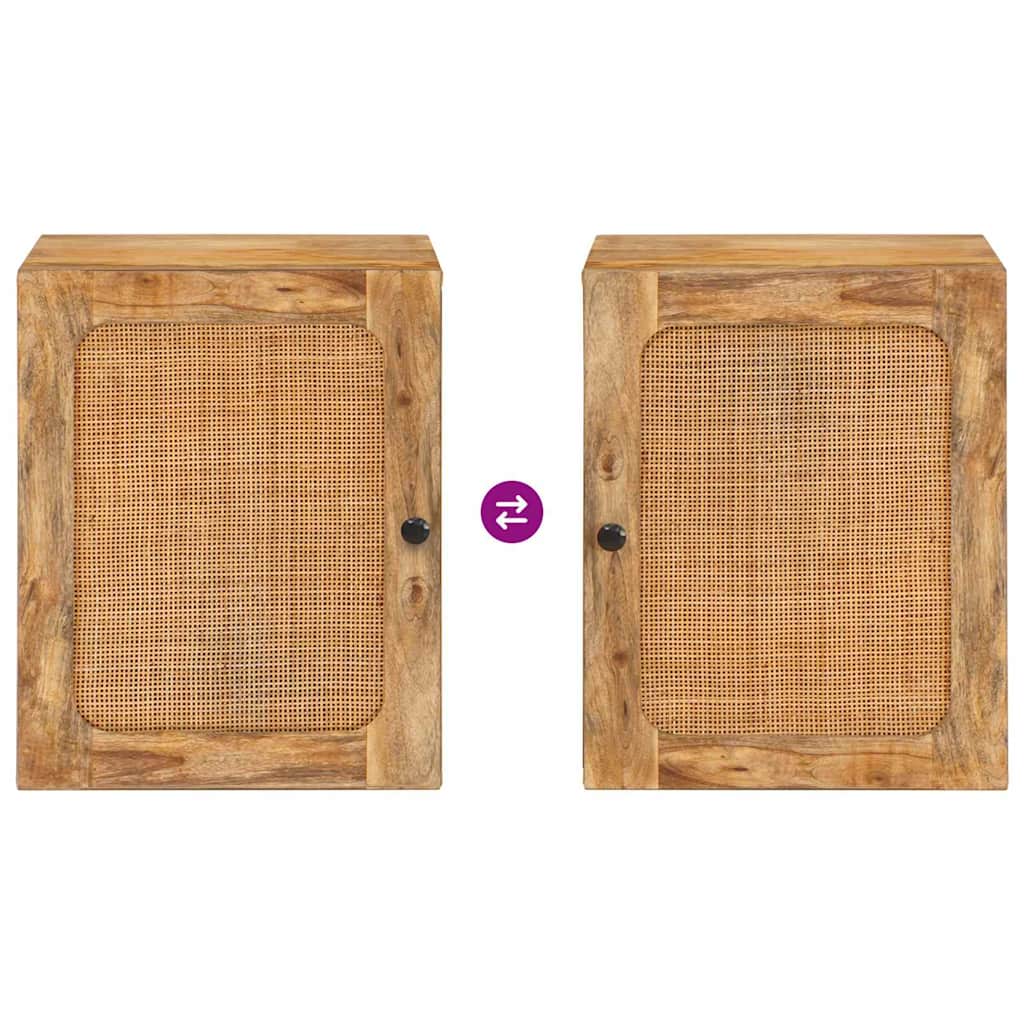 Badkamer Hangkast Bruin 38 x 33 x 48 cm Massief Mango Hout