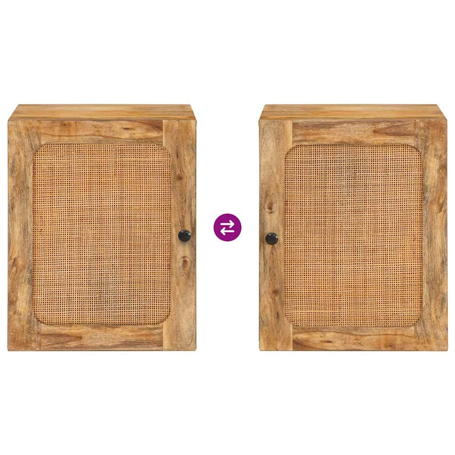 Badkamer Hangkast Bruin 38 x 33 x 48 cm Massief Mango Hout