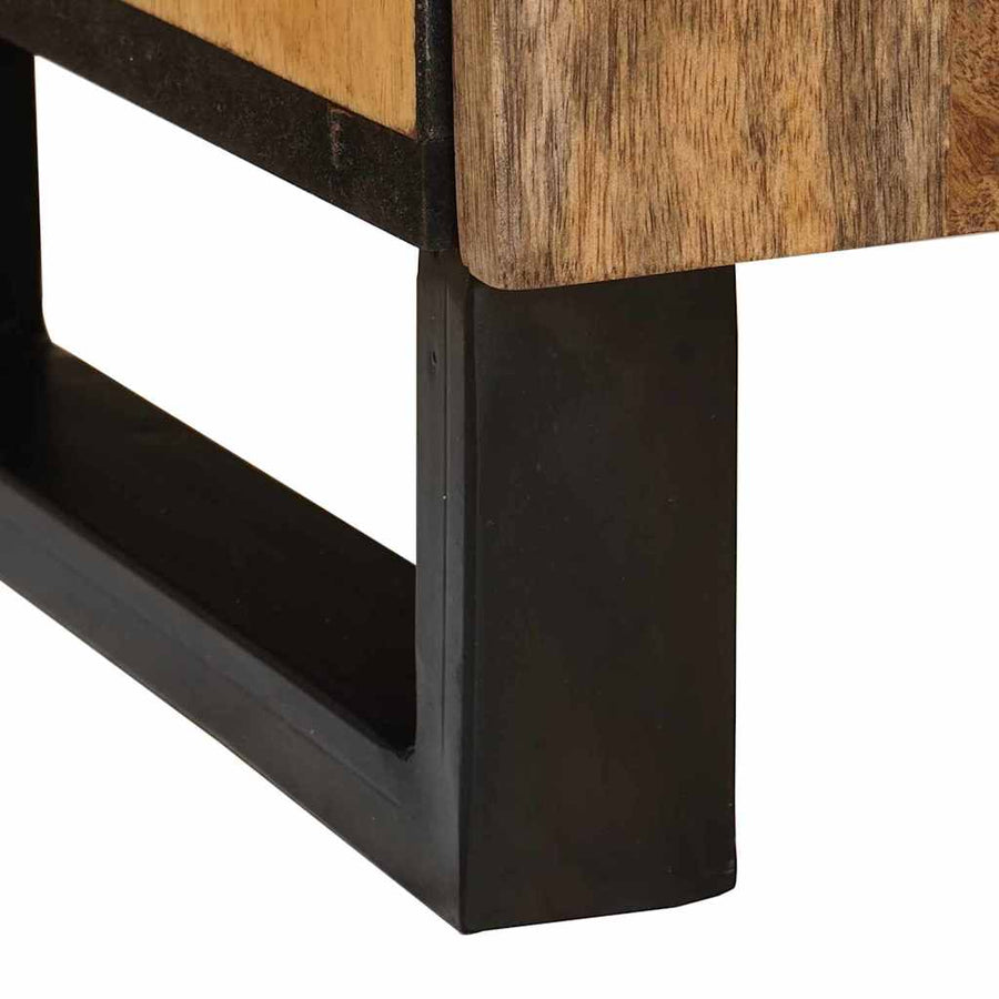 Badkamerkast met plank Bruin 38 x 33 x 58 cm Massief Mango Hout