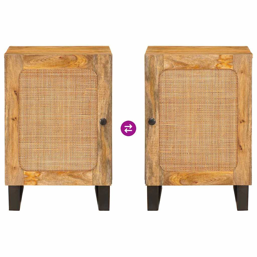 Badkamerkast met plank Bruin 38 x 33 x 58 cm Massief Mango Hout