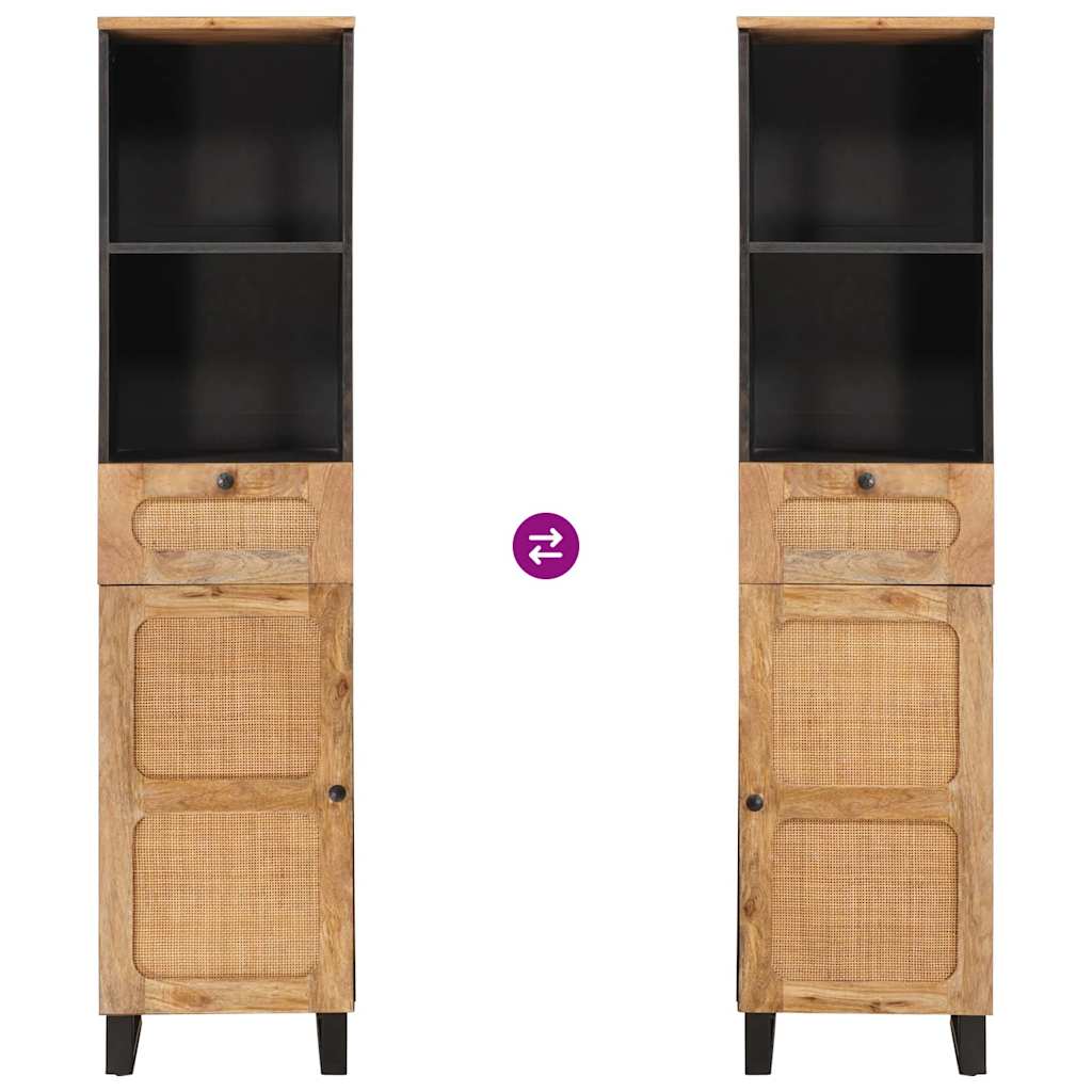 Badkamerkast Bruin 38 x 33 x 160 cm Massief Mango Hout