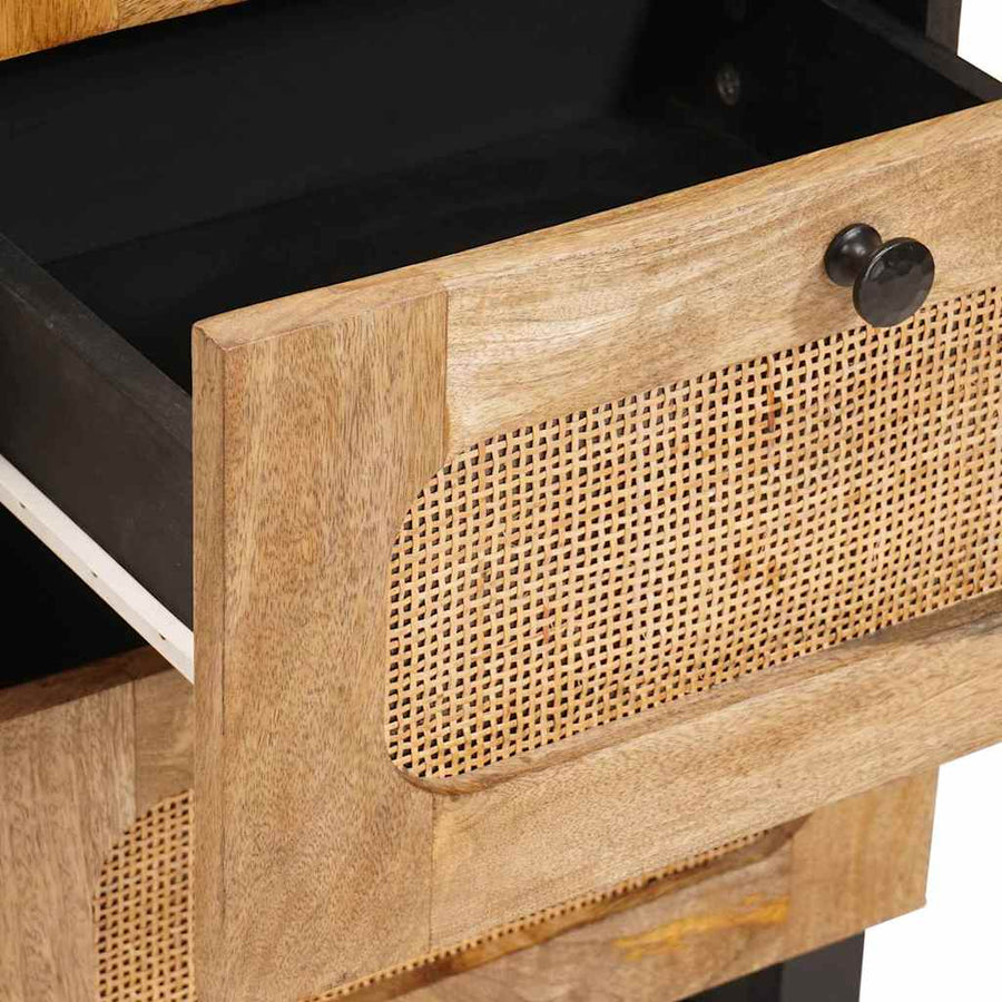 Dressoir met lade Bruin 40 x 33,5 x 75 cm Massief Mango Hout