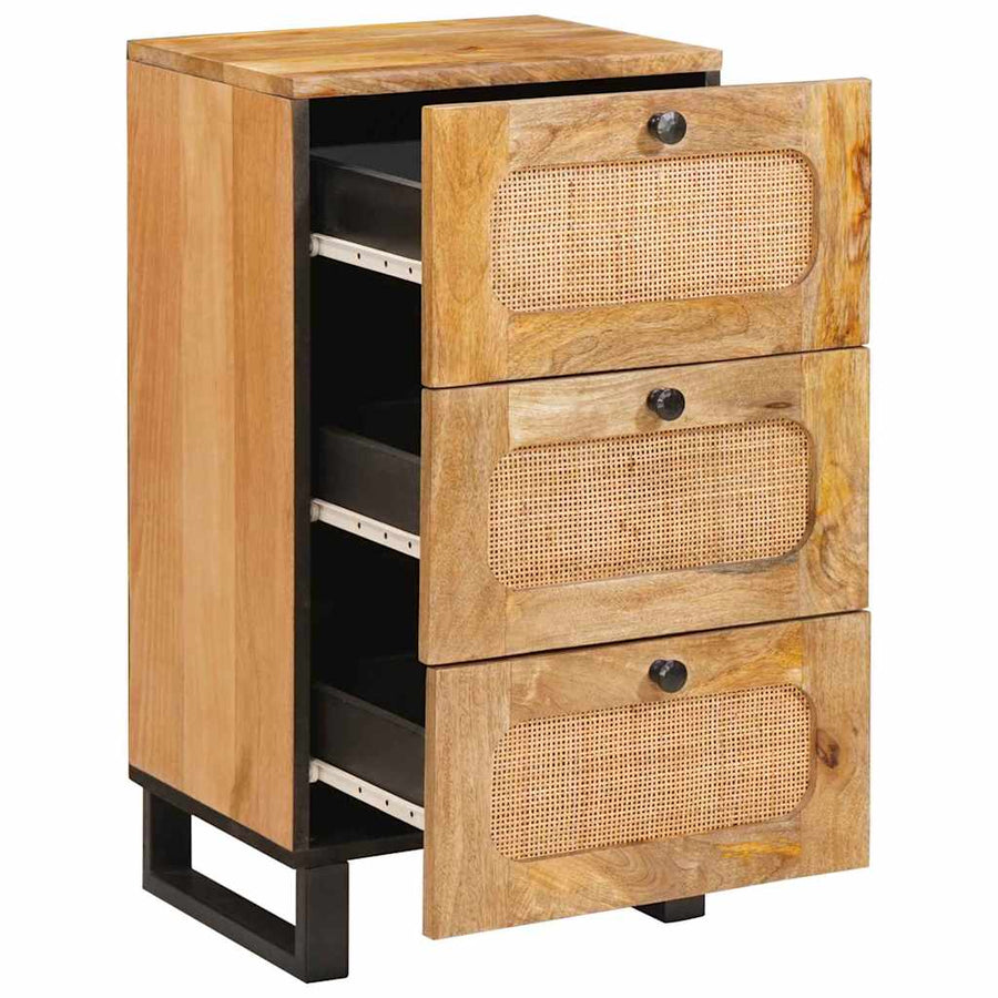 Dressoir met lade Bruin 40 x 33,5 x 75 cm Massief Mango Hout