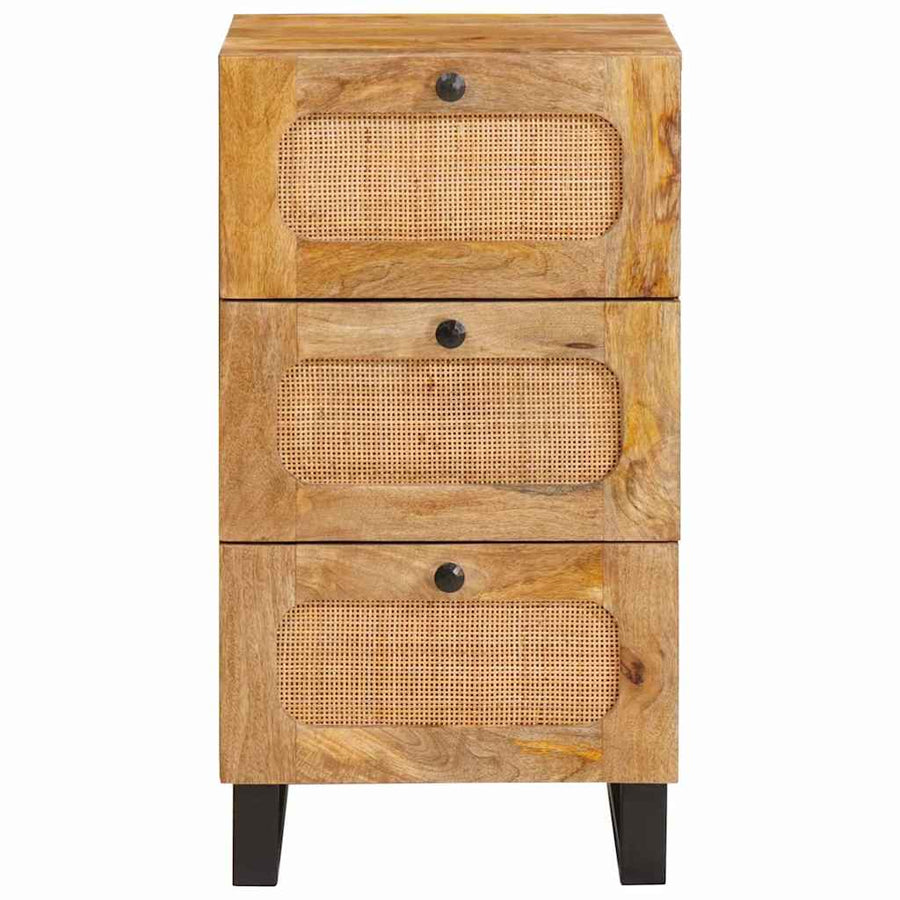 Dressoir met lade Bruin 40 x 33,5 x 75 cm Massief Mango Hout