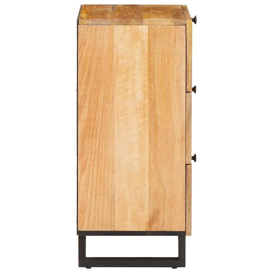 Dressoir met lade Bruin 40 x 33,5 x 75 cm Massief Mango Hout