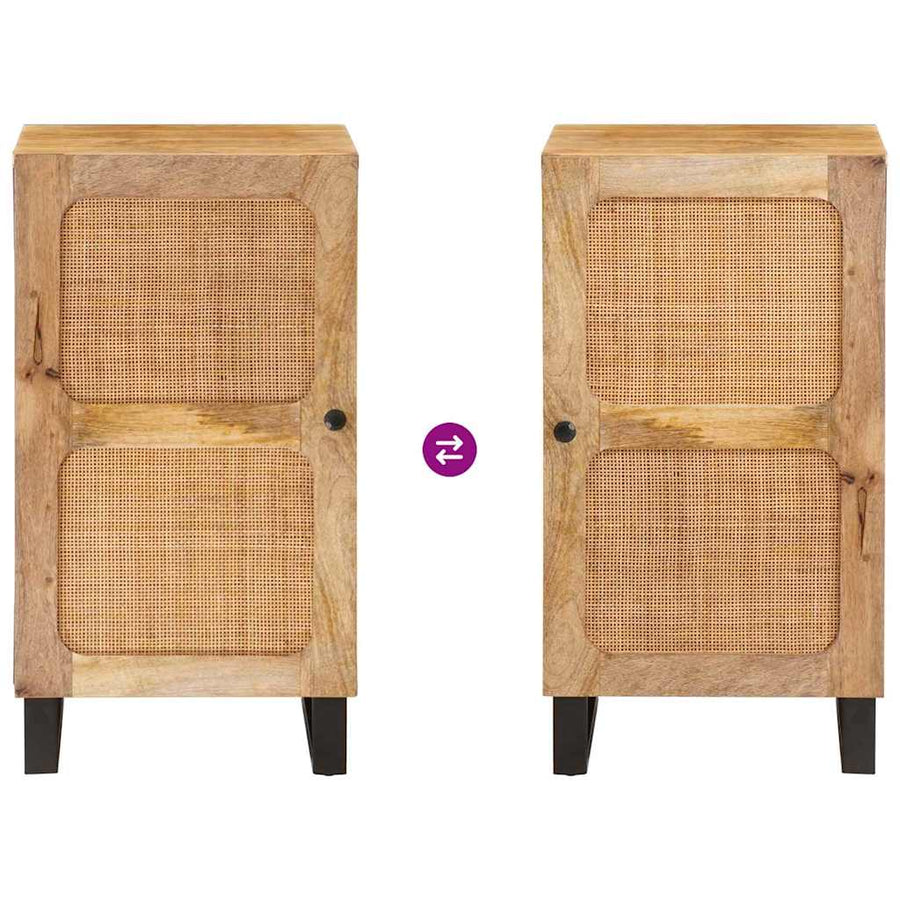 Dressoir met opslag Bruin 40 x 33 x 75 cm Massief Mango Hout