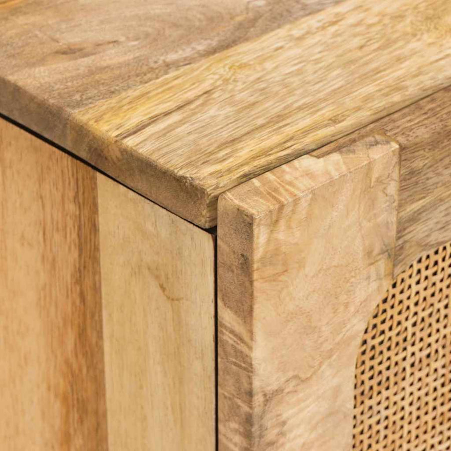 Dressoir met opslag Bruin 80 x 33,5 x 75 cm Massief Mango Hout