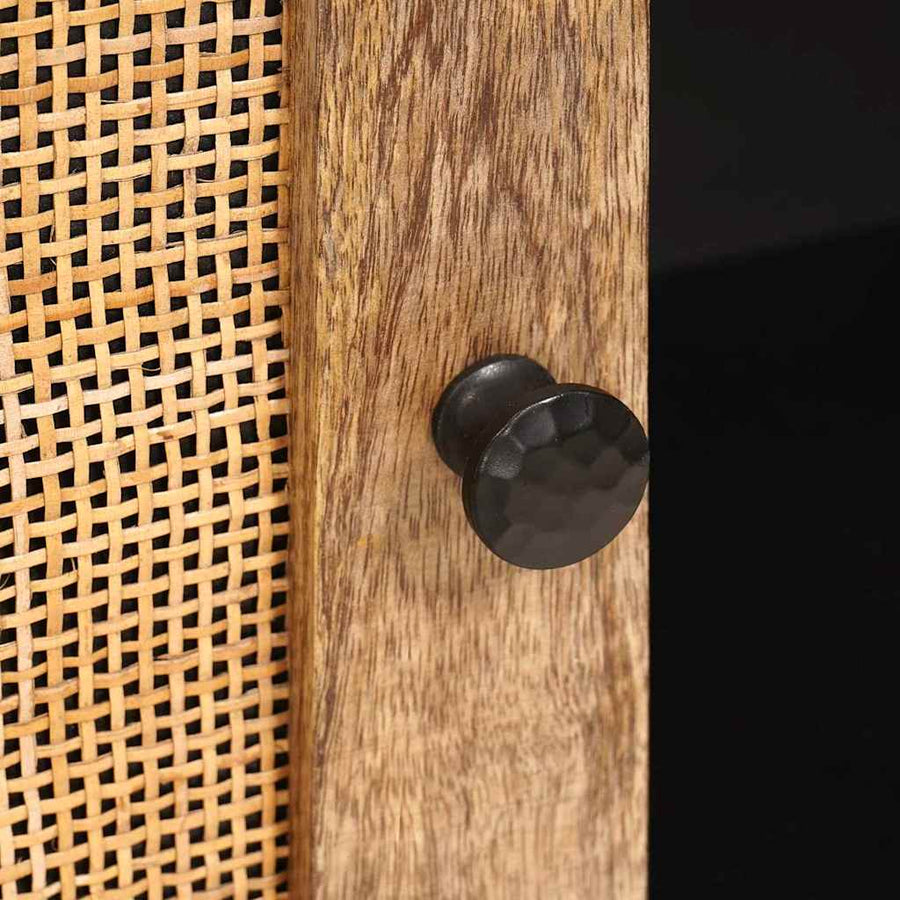 Dressoir met opslag Bruin 80 x 33,5 x 75 cm Massief Mango Hout