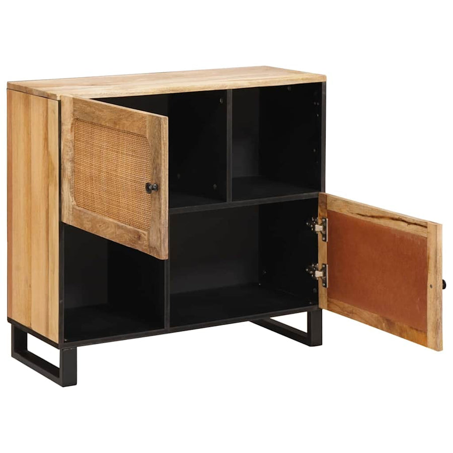 Dressoir met opslag Bruin 80 x 33,5 x 75 cm Massief Mango Hout