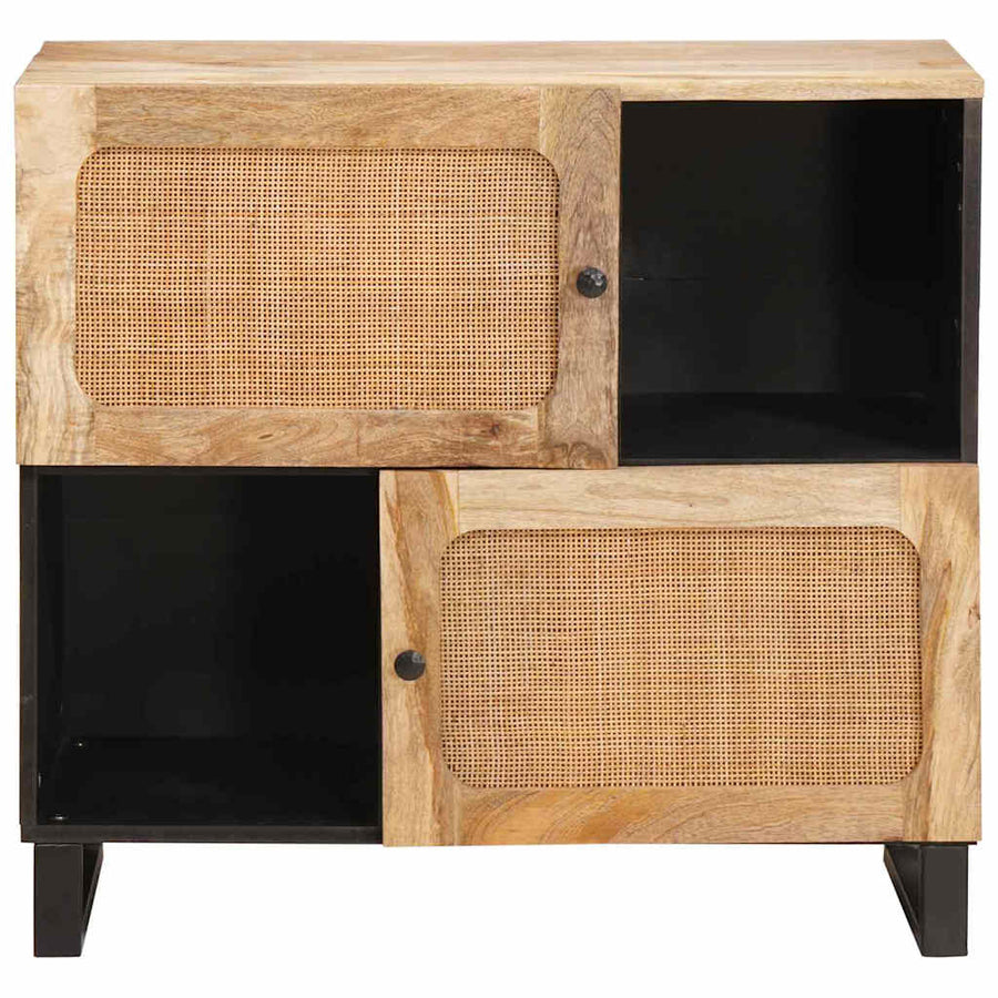 Dressoir met opslag Bruin 80 x 33,5 x 75 cm Massief Mango Hout