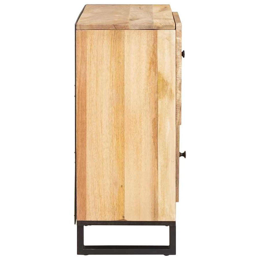 Dressoir met opslag Bruin 80 x 33,5 x 75 cm Massief Mango Hout