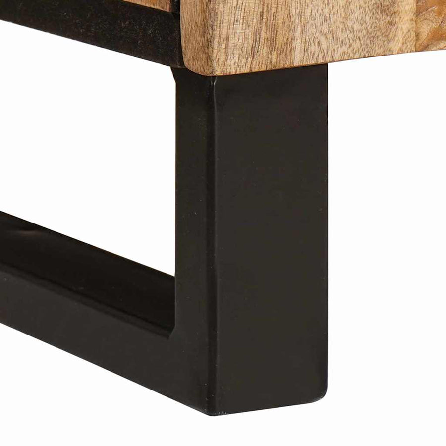 Hoge kast met opslag Bruin 90 x 33 x 75 cm Massief Mango Hout