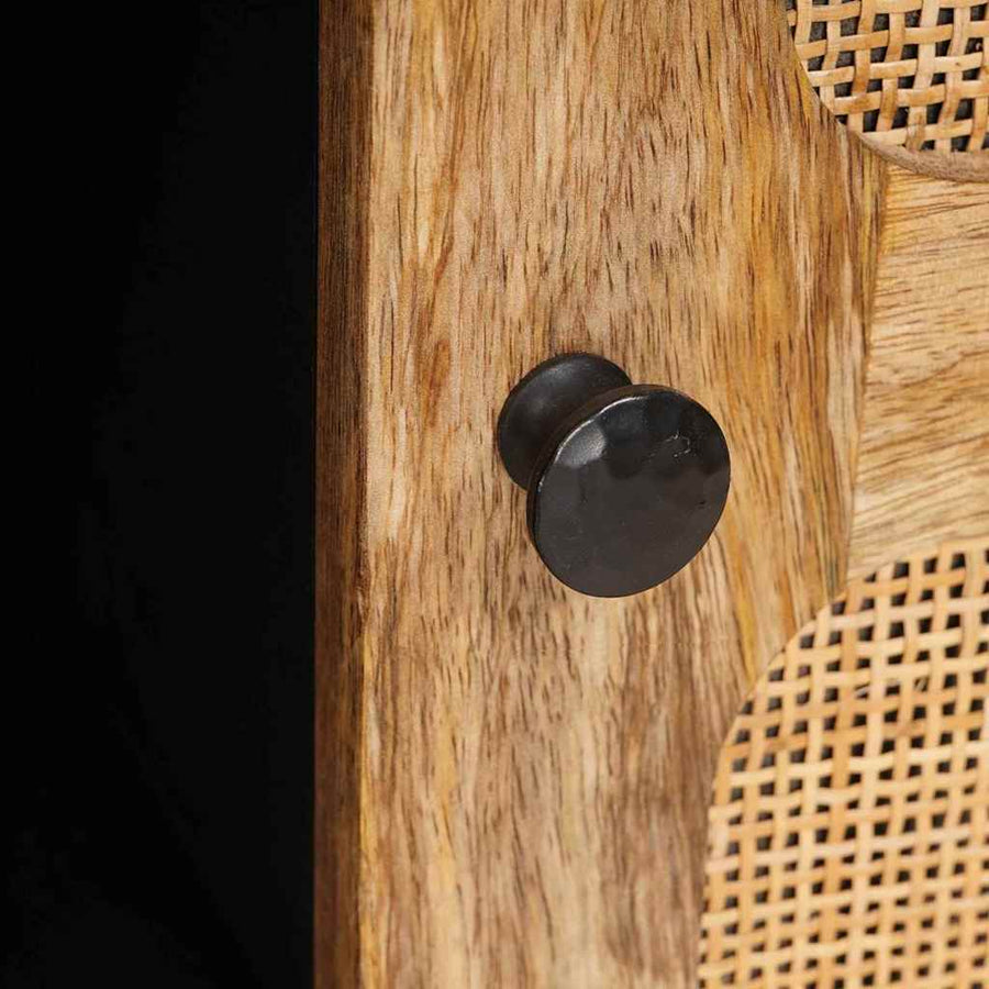 Hoge kast met opslag Bruin 90 x 33 x 75 cm Massief Mango Hout