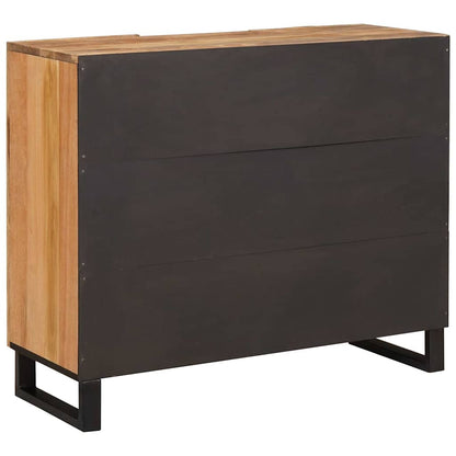 Hoge kast met opslag Bruin 90 x 33 x 75 cm Massief Mango Hout