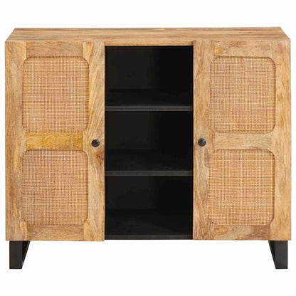 Hoge kast met opslag Bruin 90 x 33 x 75 cm Massief Mango Hout