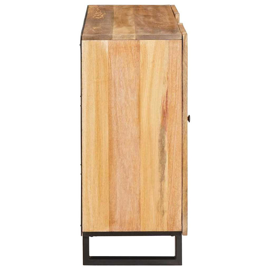 Hoge kast met opslag Bruin 90 x 33 x 75 cm Massief Mango Hout