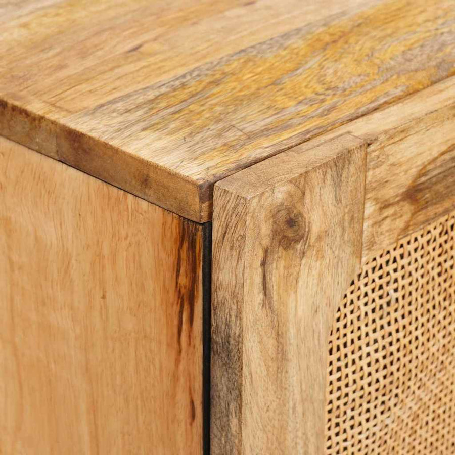 Hoge kast met lade Bruin 40 x 33 x 110 cm Massief Mango Hout