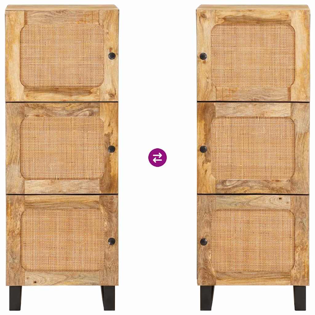 Hoge kast met lade Bruin 40 x 33 x 110 cm Massief Mango Hout