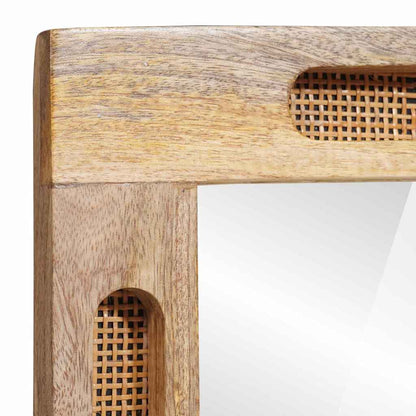 Badkamer Spiegel Bruin 50 x 70 x 3 cm Massief Mango Hout