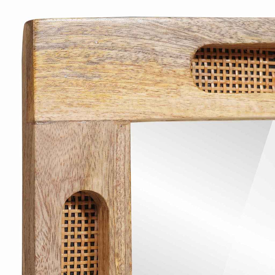 Badkamer Spiegel Bruin 50 x 70 x 3 cm Massief Mango Hout