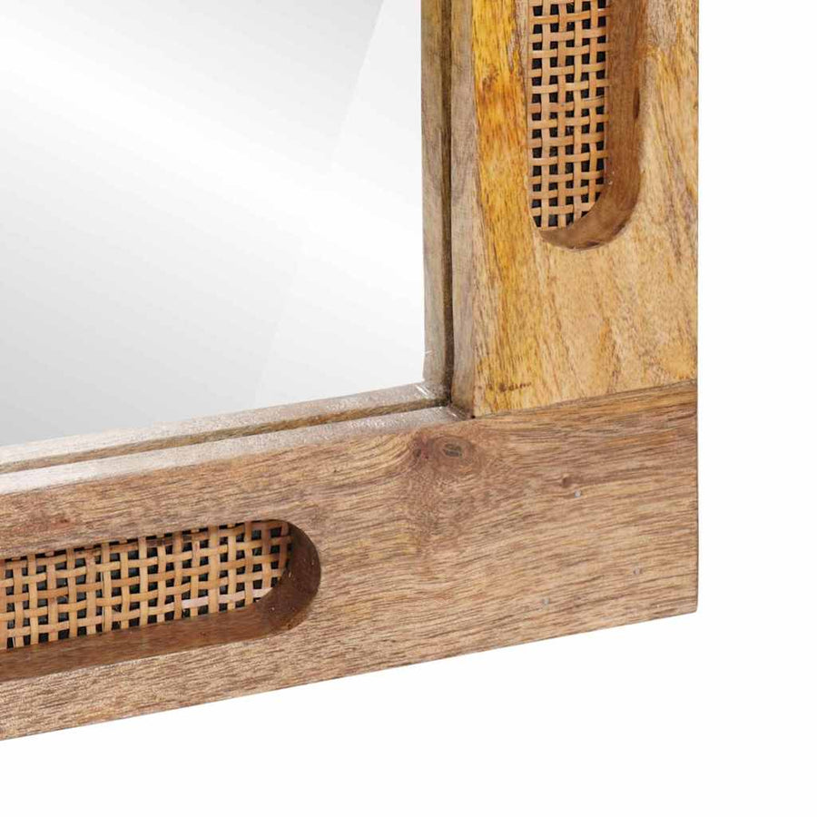Badkamer Spiegel Bruin 50 x 70 x 3 cm Massief Mango Hout