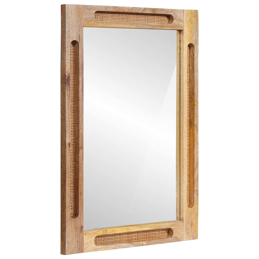 Badkamer Spiegel Bruin 50 x 70 x 3 cm Massief Mango Hout