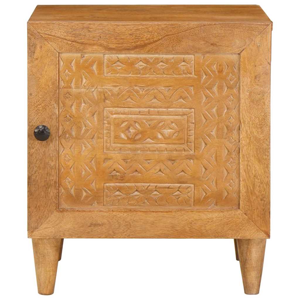 Nachtkastje Licht Bruin 40 x 33 x 46 cm Massief acaciahout