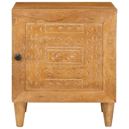 Nachtkastje Licht Bruin 40 x 33 x 46 cm Massief acaciahout