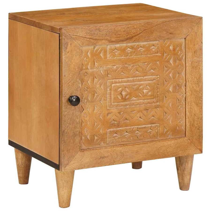 Nachtkastje 2 pcs Licht Bruin 40 x 33 x 46 cm