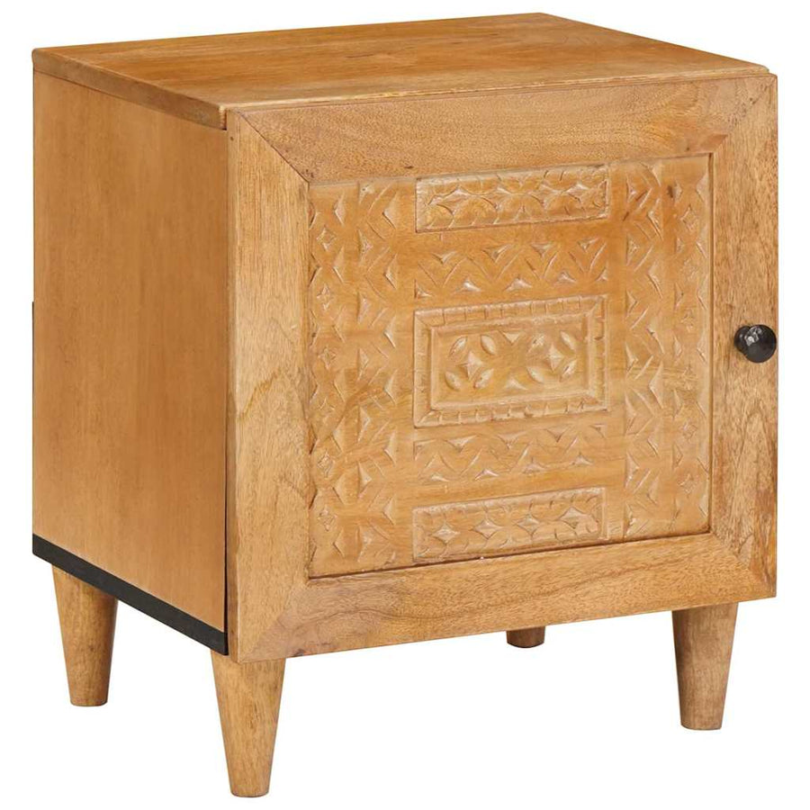 Nachtkastje 2 pcs Licht Bruin 40 x 33 x 46 cm
