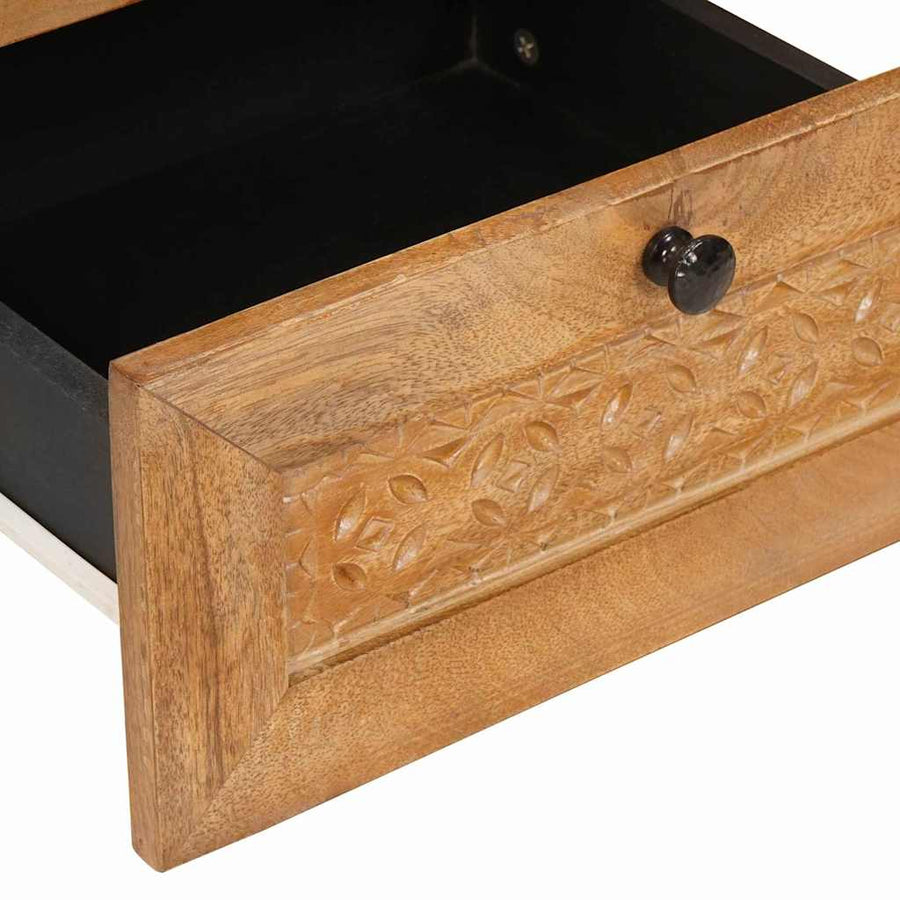 Nachtkastje met lade 2 pcs Licht Bruin 40 x 33 x 46 cm