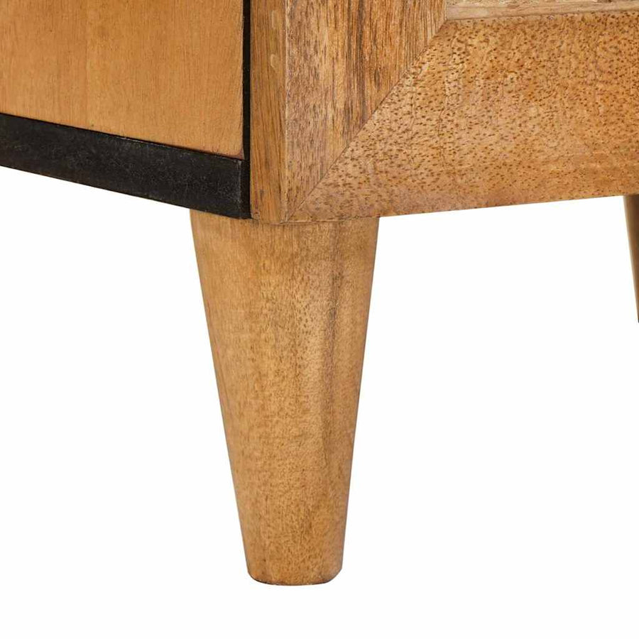 Nachtkastje met lade 2 pcs Licht Bruin 40 x 33 x 46 cm