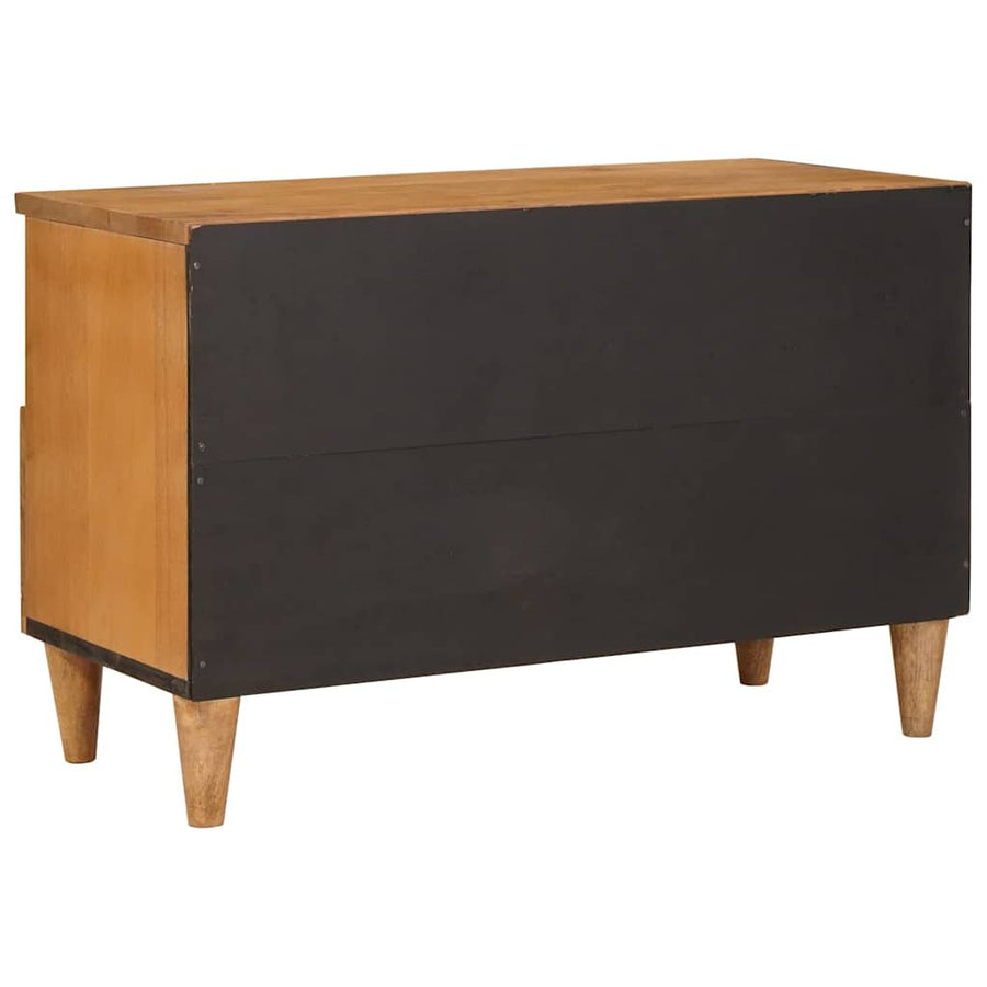 TV-kast met lade Lichtbruin 70 x 33 x 46 cm massief mangohout