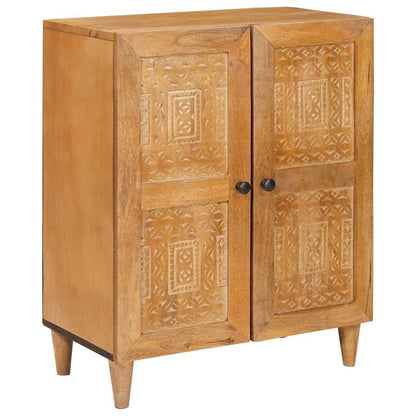 Dressoir Lichtbruin 60 x 33 x 75 cm massief mangohout