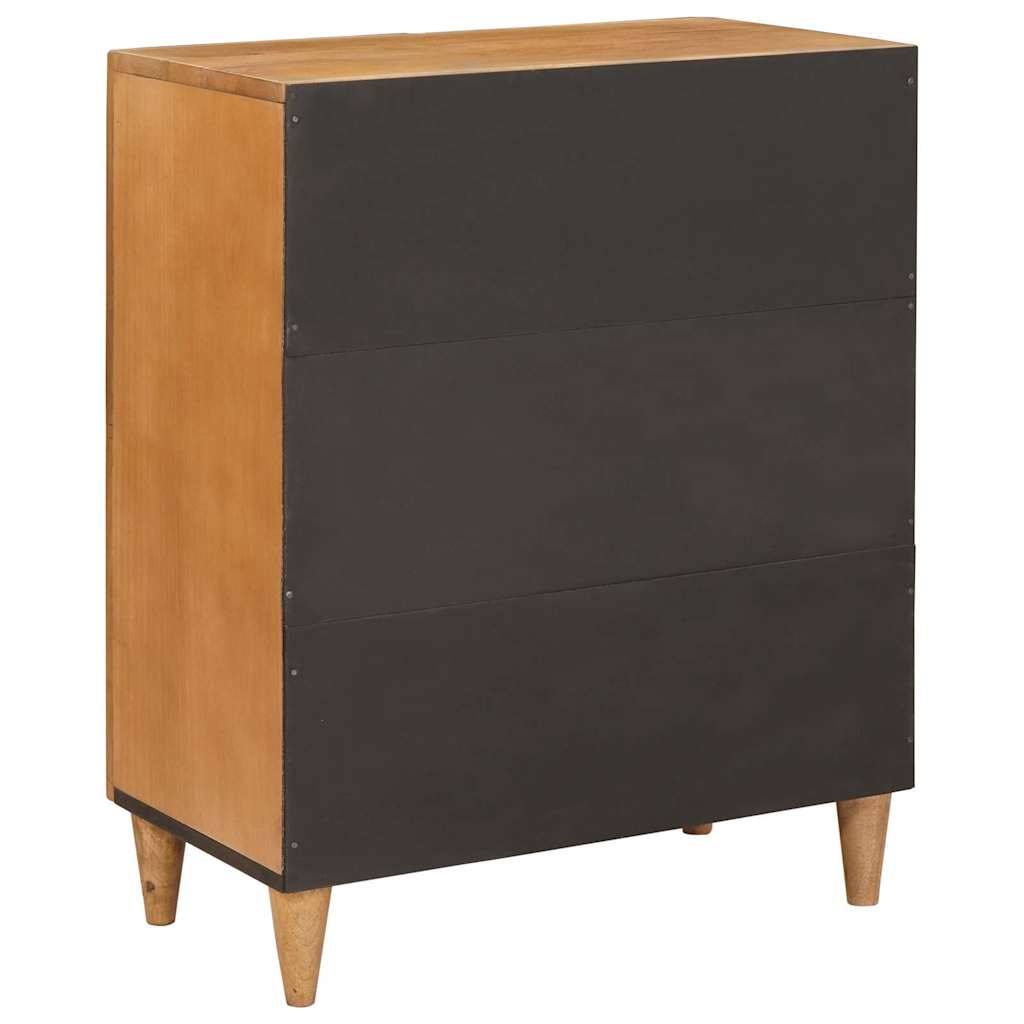 Dressoir Lichtbruin 60 x 33 x 75 cm massief mangohout