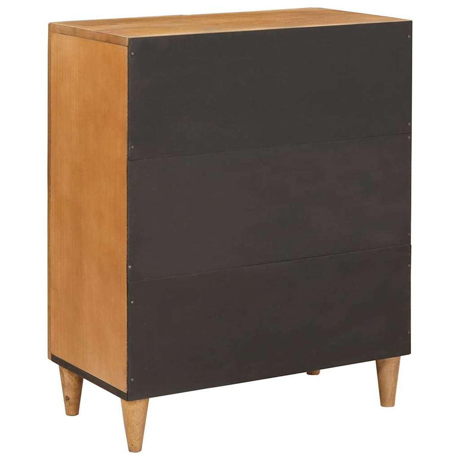 Dressoir Lichtbruin 60 x 33 x 75 cm massief mangohout