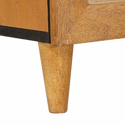 Dressoir Lichtbruin 60 x 33 x 75 cm massief mangohout