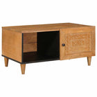 Coffee Table Light Brown 80 x 50 x 40 cm Solid Acacia Wood