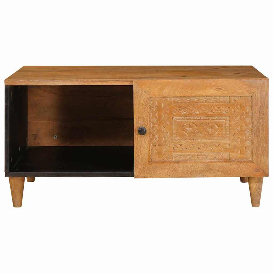 Salontafel Licht Bruin 80 x 50 x 40 cm Massief acaciahout